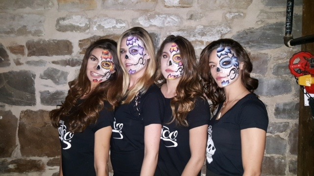 HalfSugarSkullFacePaint