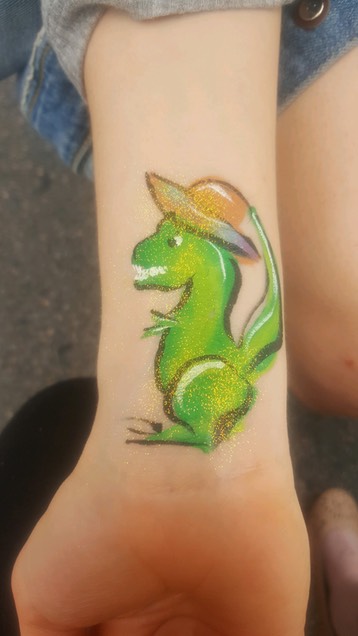 Dinosaur Snappyfacepainting